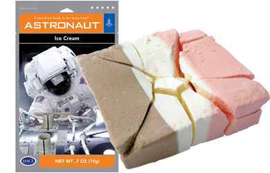 Space ice-cream (can be bought on Amazon)